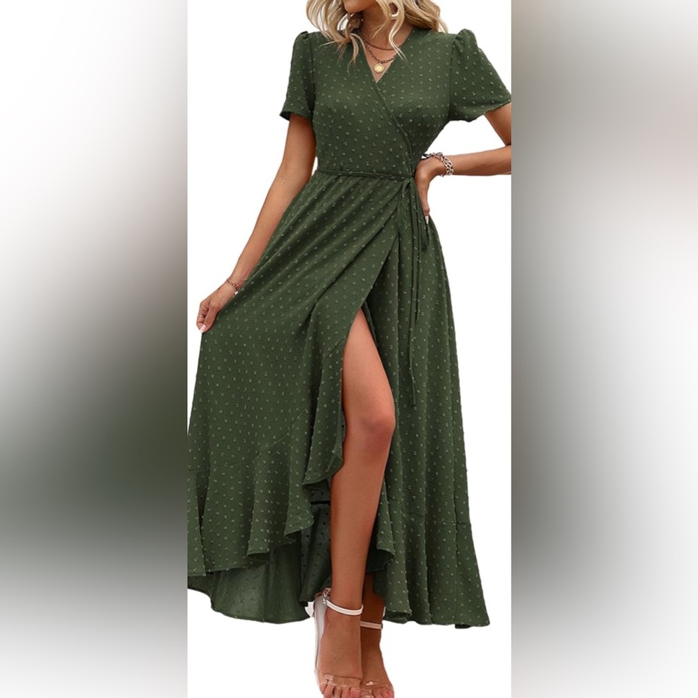Boho Wrap Maxi Dress